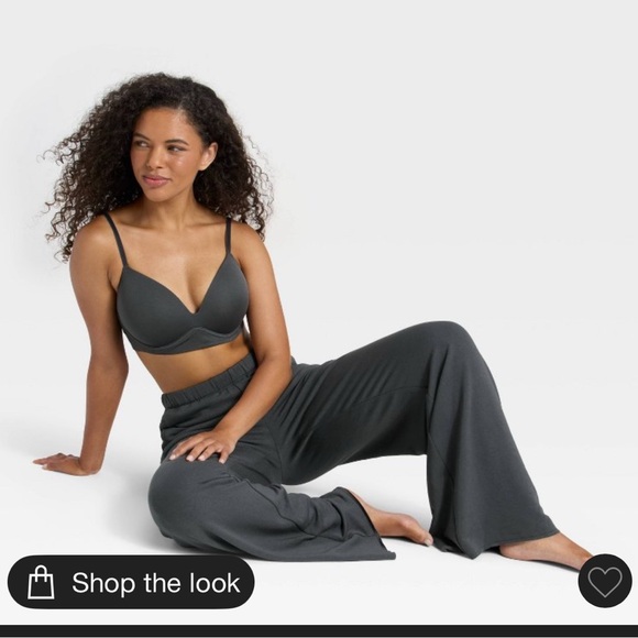 Wild Fable Black Wide Leg Lounge Pants - Picture 2 of 7